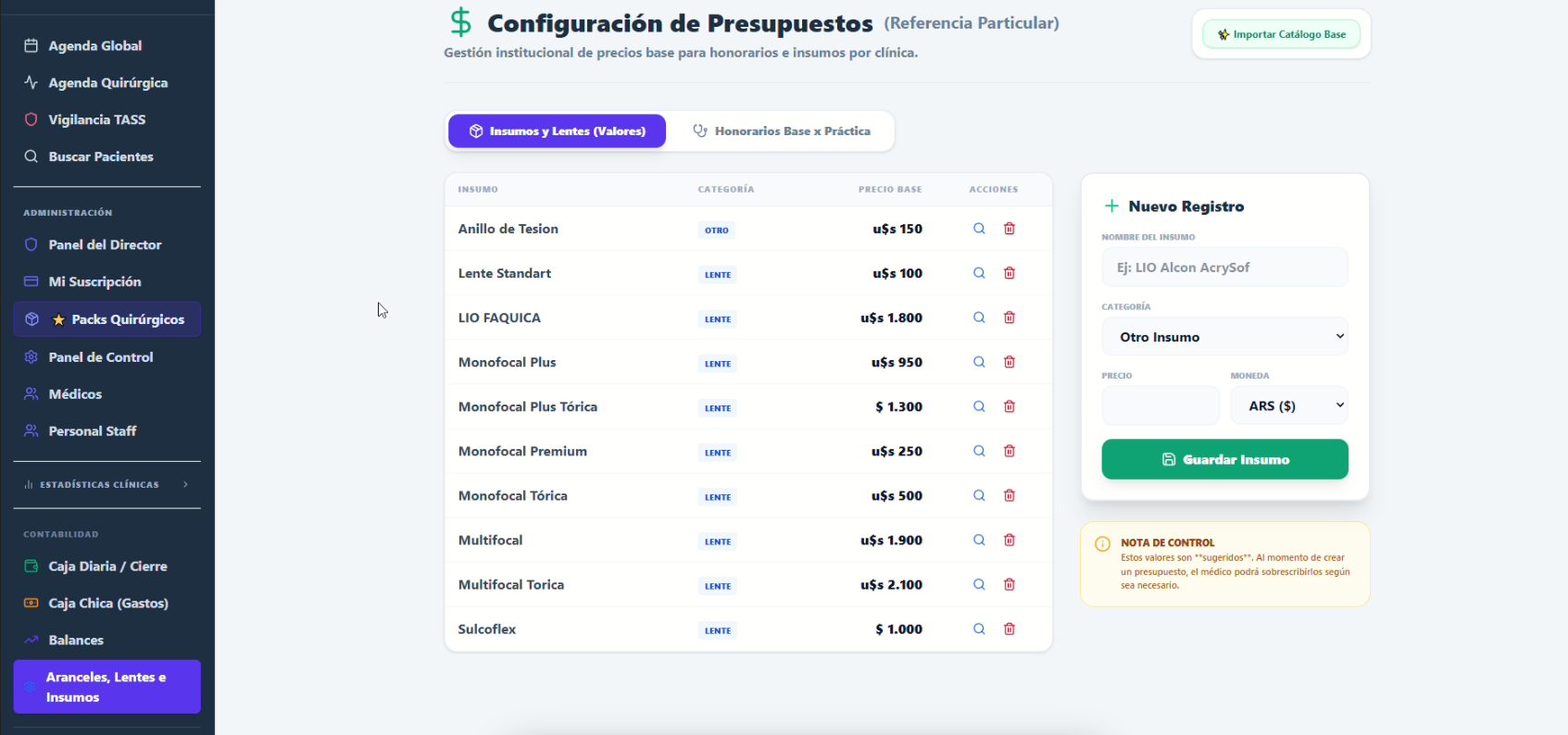 Documentación quirúrgica integrada en Oftal‑IA